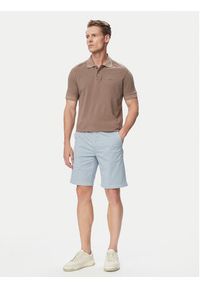 BOSS Szorty materiałowe 50536723 Niebieski jasny Slim Fit. Kolor: niebieski. Materiał: bawełna #5