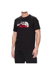 Koszulka turystyczna męska The North Face M Mountain Line Tee. Kolor: czarny. Sport: turystyka piesza #1
