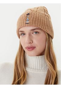 Polo Ralph Lauren Czapka 455981433003 Brązowy. Kolor: brązowy. Materiał: wełna, materiał #3