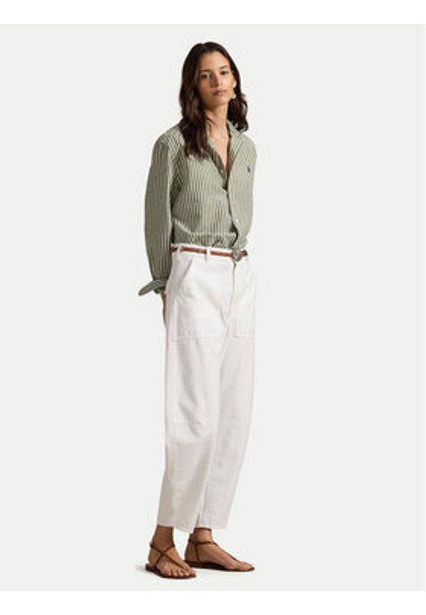 Polo Ralph Lauren Koszula 211971514500 Zielony Classic Fit. Typ kołnierza: polo. Kolor: zielony. Materiał: bawełna