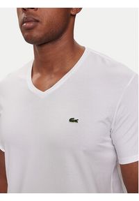 Lacoste T-Shirt TH0999 Biały Regular Fit. Kolor: biały. Materiał: bawełna #3