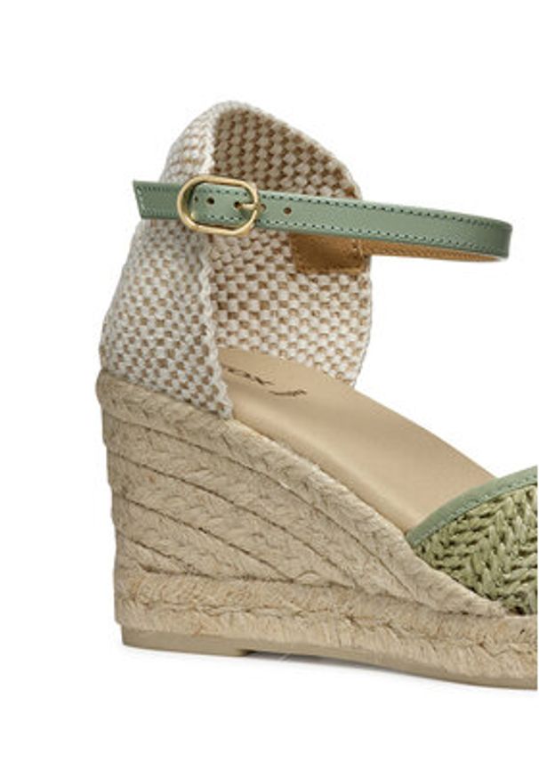 Geox Espadryle Gelsa Low D55NGE 02MLM C3002 Zielony. Kolor: zielony. Materiał: materiał