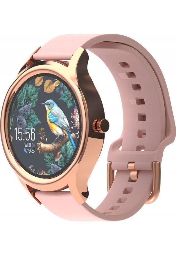 FOREVER - Smartwatch Forever ForeVive 3 SB-340 Różowy. Rodzaj zegarka: smartwatch. Kolor: różowy