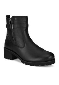 Remonte Botki D0A71-01 Czarny. Kolor: czarny. Materiał: skóra #4