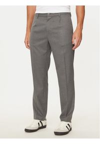 Sisley Spodnie materiałowe 470USF04N Szary Slim Fit. Kolor: szary. Materiał: syntetyk, wiskoza