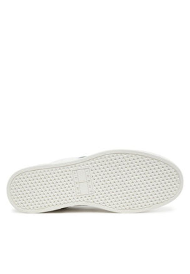 Tommy Jeans Sneakersy The Greenwich Leather EM0EM01571 Biały. Kolor: biały. Materiał: zamsz, skóra