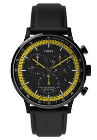 Timex - Zegarek TW2U04800. Rodzaj zegarka: cyfrowe. Kolor: czarny. Materiał: materiał, skóra, koronka #1