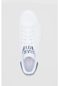 adidas Originals Buty STAN SMITH kolor biały. Nosek buta: okrągły. Zapięcie: sznurówki. Kolor: biały. Materiał: materiał. Model: Adidas Stan Smith #3