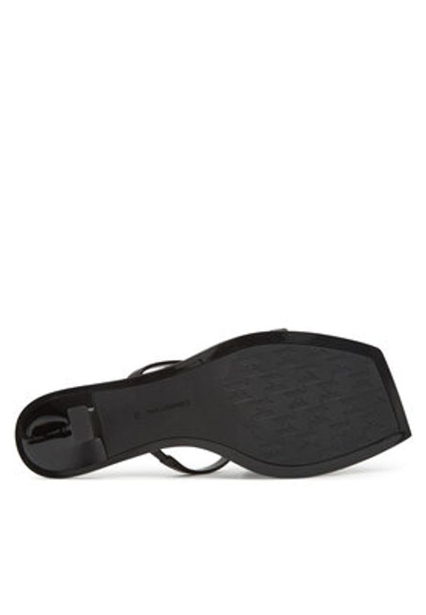 Karl Lagerfeld - KARL LAGERFELD Klapki Karmel KL33624 Czarny. Kolor: czarny. Materiał: skóra