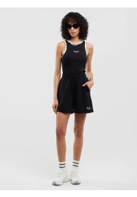 Big-Star - Szorty damskie dresowe czarne Arisala 906. Okazja: na co dzień. Kolor: czarny. Materiał: dresówka. Wzór: haft, ze splotem. Styl: wakacyjny, casual #3