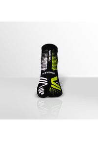 R-EVENGE - Skarpeta Functional kolor. Idealna do ćwiczeń funkcjonalnych i antygrawitacji. Kolor: żółty, czarny, wielokolorowy. Materiał: elastan. Sport: joga i pilates #2