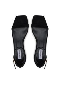 Steve Madden Sandały Gena SM11003579 Czarny. Kolor: czarny. Materiał: skóra, zamsz
