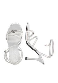 Juicy Couture Sandały EO-LS955554-8 Srebrny. Kolor: srebrny. Materiał: materiał #6