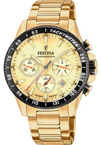 Zegarek Festina Zegarek męski Festina F20634-6 złoty. Kolor: złoty #1