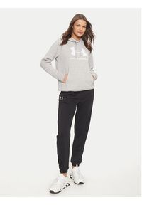 Under Armour Bluza Ua Rival Fleece Big Logo 1379501 Szary Loose Fit. Kolor: szary. Materiał: bawełna #4