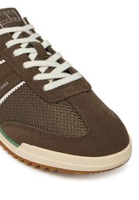 Tommy Jeans Sneakersy Tjw Low Profile Runner EN0EN02862 Brązowy. Kolor: brązowy. Materiał: materiał