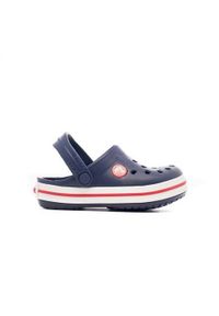 Buty do chodzenia niemowlęce Crocs Crocband Clog. Kolor: niebieski. Materiał: guma, materiał, syntetyk. Styl: sportowy #1