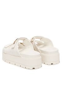 Guess Klapki FLJFAX ELE03 Écru. Materiał: skóra #4