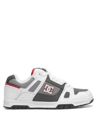DC Sneakersy STAG 320188-XWSS Biały. Kolor: biały. Materiał: skóra