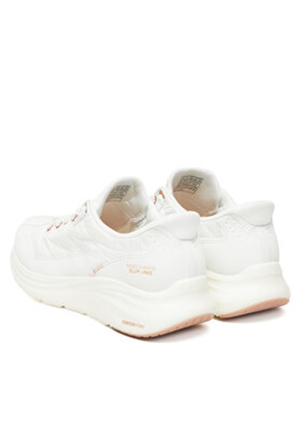 skechers - Skechers Sneakersy Contour Foam 150413/WTRG Biały. Kolor: biały. Materiał: materiał