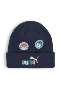 Puma - Dziecięca czapka PUMA × PLAYMOBIL® PUMA Club Navy Blue. Kolor: niebieski