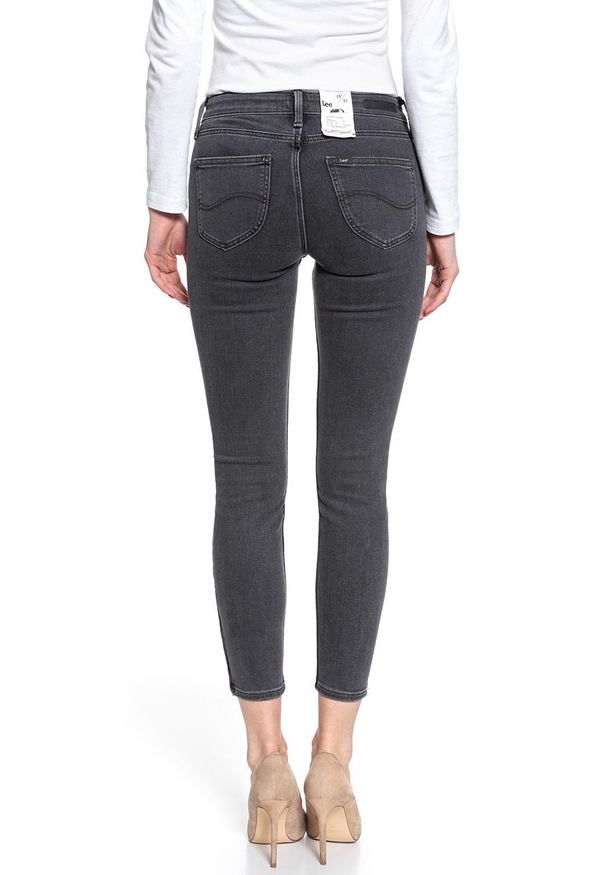 Lee - SPODNIE DAMSKIE LEE SCARLETT CROPPED CONCRETE GREY L30CYGCM 112106405