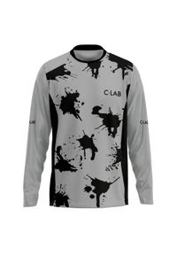 C-LAB - Koszulka MTB Enduro z długim rękawem Splash. Kolor: szary, wielokolorowy, czarny. Materiał: tkanina. Długość rękawa: długi rękaw. Długość: długie. Sport: kolarstwo #1