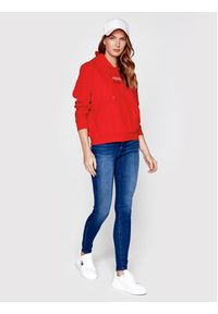 Tommy Jeans Jeansy Nora DW0DW09213 Granatowy Skinny Fit. Kolor: niebieski