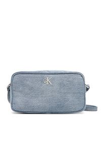Calvin Klein Torebka Denim Ew Double Zip Camera Bag LV04F3226G Błękitny. Kolor: niebieski #6