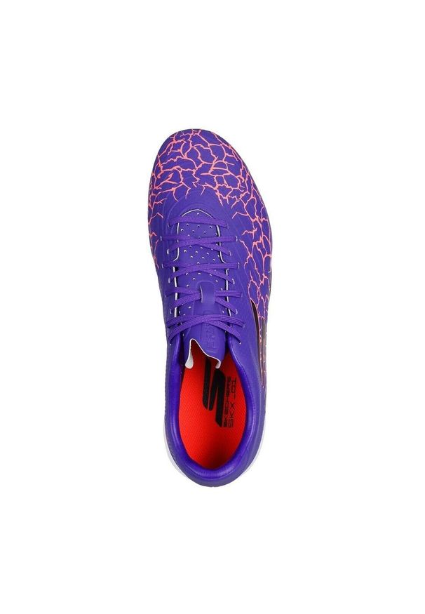 skechers - Buty piłkarskie męskie Skechers SKX Academy Gold 1.5 TF. Kolor: fioletowy. Sport: piłka nożna