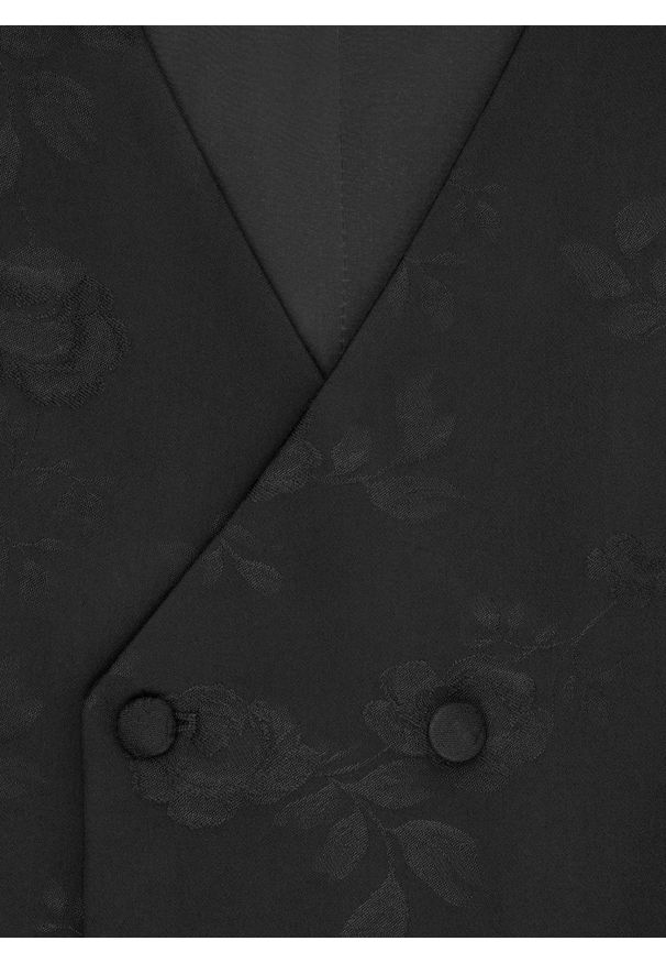 Pako Lorente - PAKO LORENTE - Żakardowa dwurzędowa kamizelka męska. Materiał: żakard. Styl: młodzieżowy, elegancki