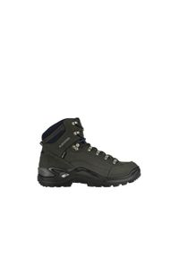 Lowa - Buty trekkingowe męskie Renegade GTX Mid. Kolor: wielokolorowy, niebieski, szary. Materiał: skóra. Technologia: Gore-Tex