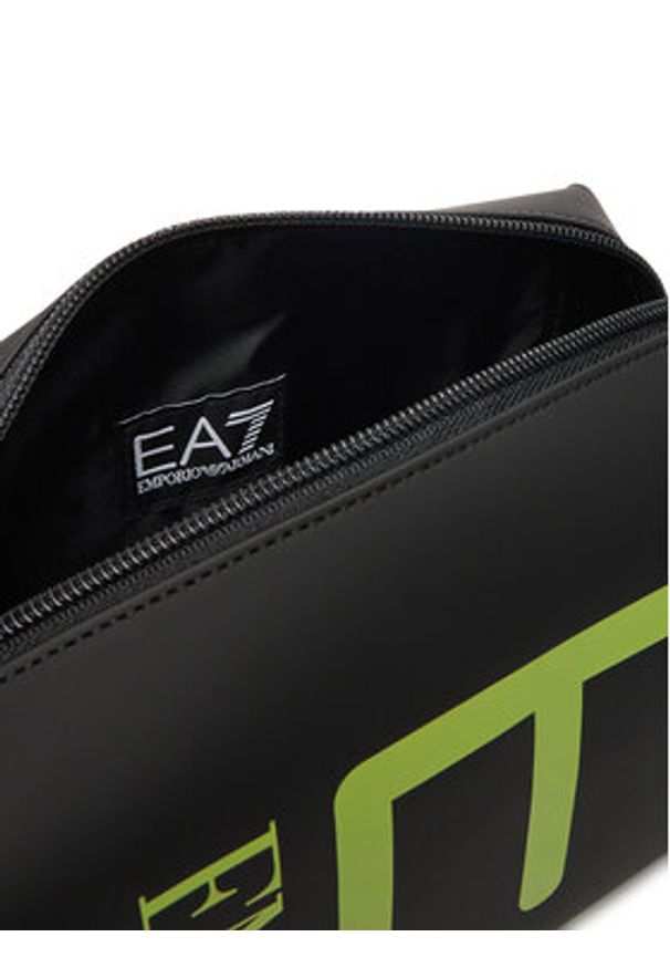 EA7 Emporio Armani Kosmetyczka 245076 3R910 MC163 Czarny. Kolor: czarny. Materiał: skóra