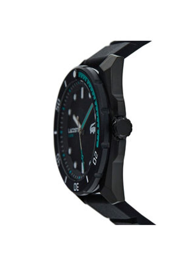 Lacoste Zegarek Finn 2011284 Czarny. Kolor: czarny