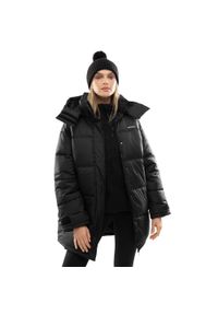 SIROKO - Damski puchowy płaszcz oversize Lifestyle Siroko Naryan. Kolor: czarny. Materiał: puch #1