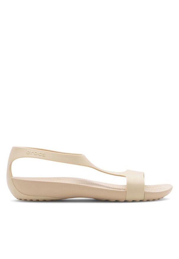 Crocs Sandały SERENA SANDAL 205469-212 Beżowy. Kolor: beżowy