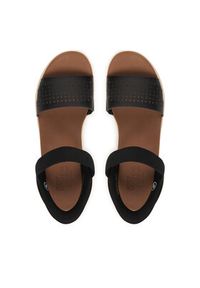 skechers - Skechers Sandały Bobs Sun Ray 114415/BLK Czarny. Kolor: czarny. Materiał: skóra #5