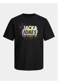 Jack & Jones - Jack&Jones T-Shirt Map 12257908 Czarny Regular Fit. Kolor: czarny. Materiał: bawełna #8