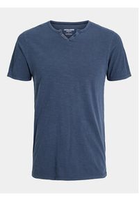 Jack & Jones T-Shirt Split 12164972 Granatowy Standard Fit. Kolor: niebieski. Materiał: bawełna #6