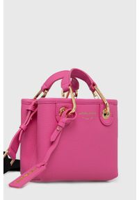 Emporio Armani Torebka kolor różowy. Kolor: różowy. Rodzaj torebki: na ramię #5