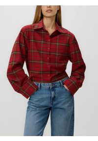 Reserved - Koszula z wiskozą - wielobarwny. Materiał: wiskoza #1