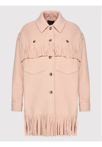 Pinko - PINKO Kurtka przejściowa Fiambala 1G16S1 Y7E3 Różowy Regular Fit. Kolor: różowy. Materiał: wełna