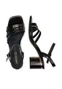 Lasocki Sandały HY6800-1 Czarny. Kolor: czarny. Materiał: lakier, skóra #7