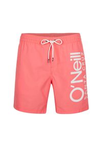 O'Neill - Oryginalne kąpielówki Cali 16" Shorts - różowe. Okazja: na plażę. Kolor: różowy. Sezon: lato. Styl: sportowy