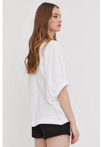 Answear Lab T-shirt damski kolor biały. Kolor: biały. Materiał: dzianina. Wzór: gładki. Styl: wakacyjny #5