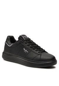 Pepe Jeans Sneakersy PMS30981 Czarny. Kolor: czarny. Materiał: skóra #6