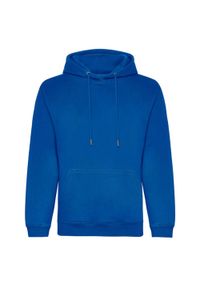 AWDIS - Organiczna Bluza Z Kapturem Unisex Dla Dorosłych. Typ kołnierza: kaptur. Kolor: niebieski