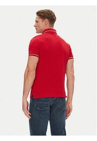 TOMMY HILFIGER - Tommy Hilfiger Polo Seasonal MW0MW39993 Czerwony Slim Fit. Typ kołnierza: polo. Kolor: czerwony. Materiał: bawełna