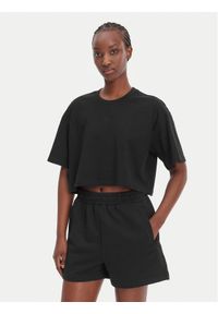 Reebok T-Shirt Reebok x Ewa Chodakowska Olka RK25612CCW Czarny Relaxed Fit. Kolor: czarny. Materiał: bawełna #1