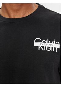Calvin Klein Longsleeve Logo K10K112891 Czarny Regular Fit. Kolor: czarny. Materiał: bawełna. Długość rękawa: długi rękaw